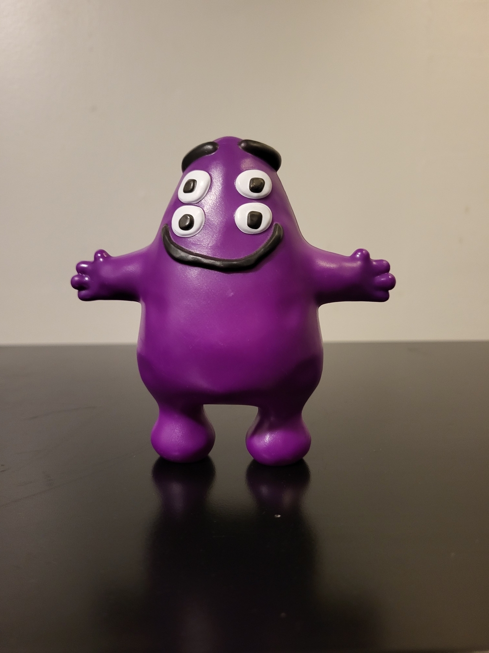 Purple Four-Eyed Grimace Figurine Kids Toy - Fun Collectible
